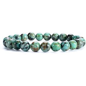 African Turquoise Natural AAA 8mm Bracelet