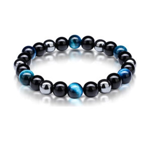 Blue Triple Protection Natural AAA 8mm Bracelet