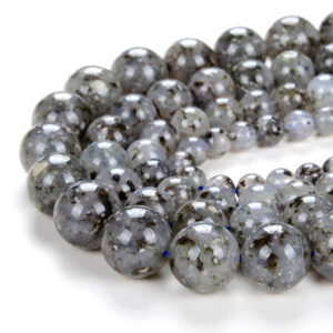 Black Mica Natural AAA 8mm Beads For Bracelet Necklace DIY Jewelry Making Design
