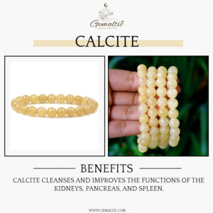 Calcite Natural AAA 8mm Bracelet