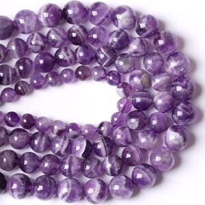 African Amethyst Natural AAA 8mm Beads For Bracelet Necklace DIY Jewelry Making Design