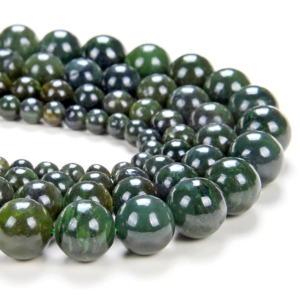 Canadian Nephrite Jade Natural AAA 8mm Beads For Bracelet Necklace DIY Jewelry Making Design