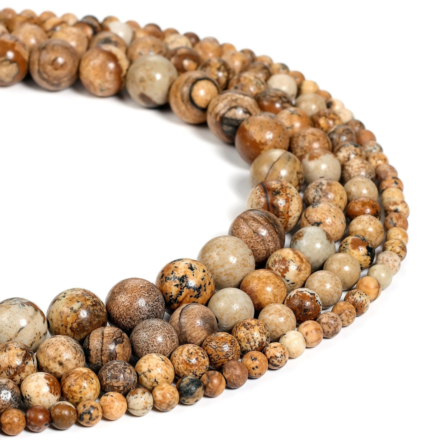 1 Picture Jasper Natural AAA Beads For Bracelet Necklace DIY Jewelry Making Design