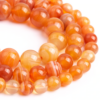 Orange Agate Natural AAA Beads