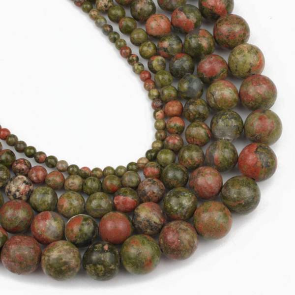 Unakite Natural AAA Beads