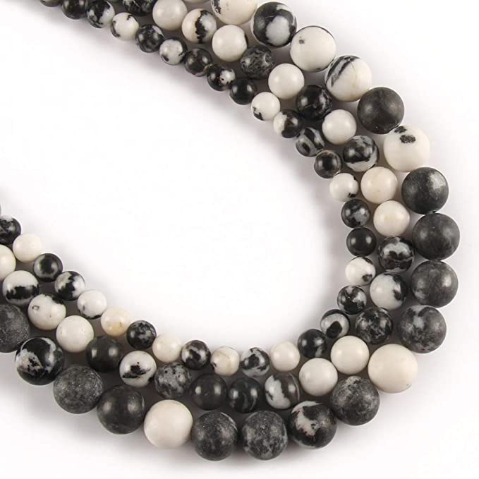 1-15-2.jpg Zebra Jasper Agate Natural AAA Beads For Bracelet Necklace DIY Jewelry Making Design