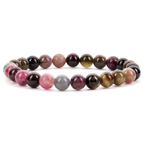 Multi Tourmaline Stone Natural AAA Bracelet