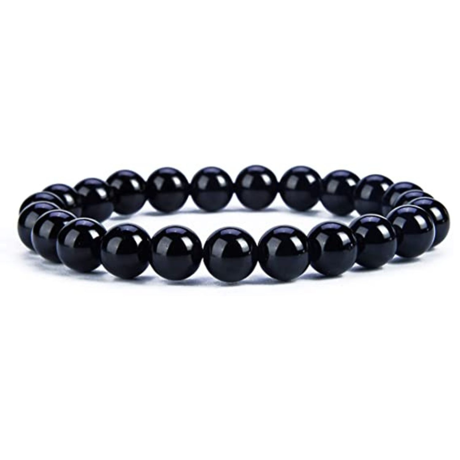xr:d:DAFUi6p6_3E:37,j:1191293125,t:22123107 Black Obsidian Natural AAA Bracelet