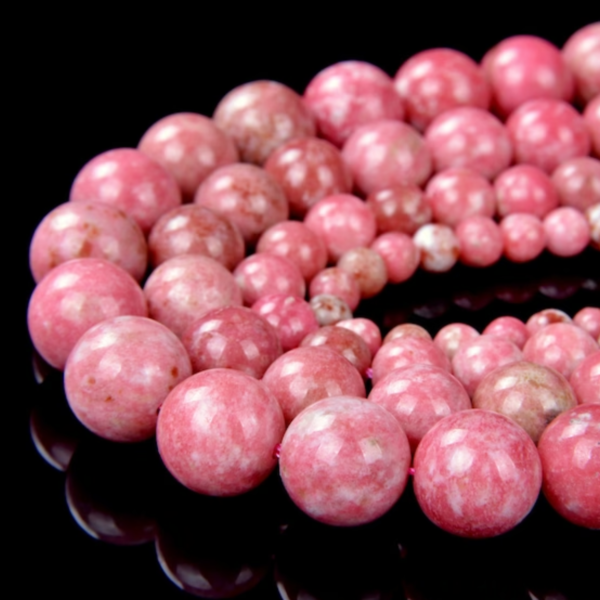 Thulite Natural AAA Beads For Bracelet