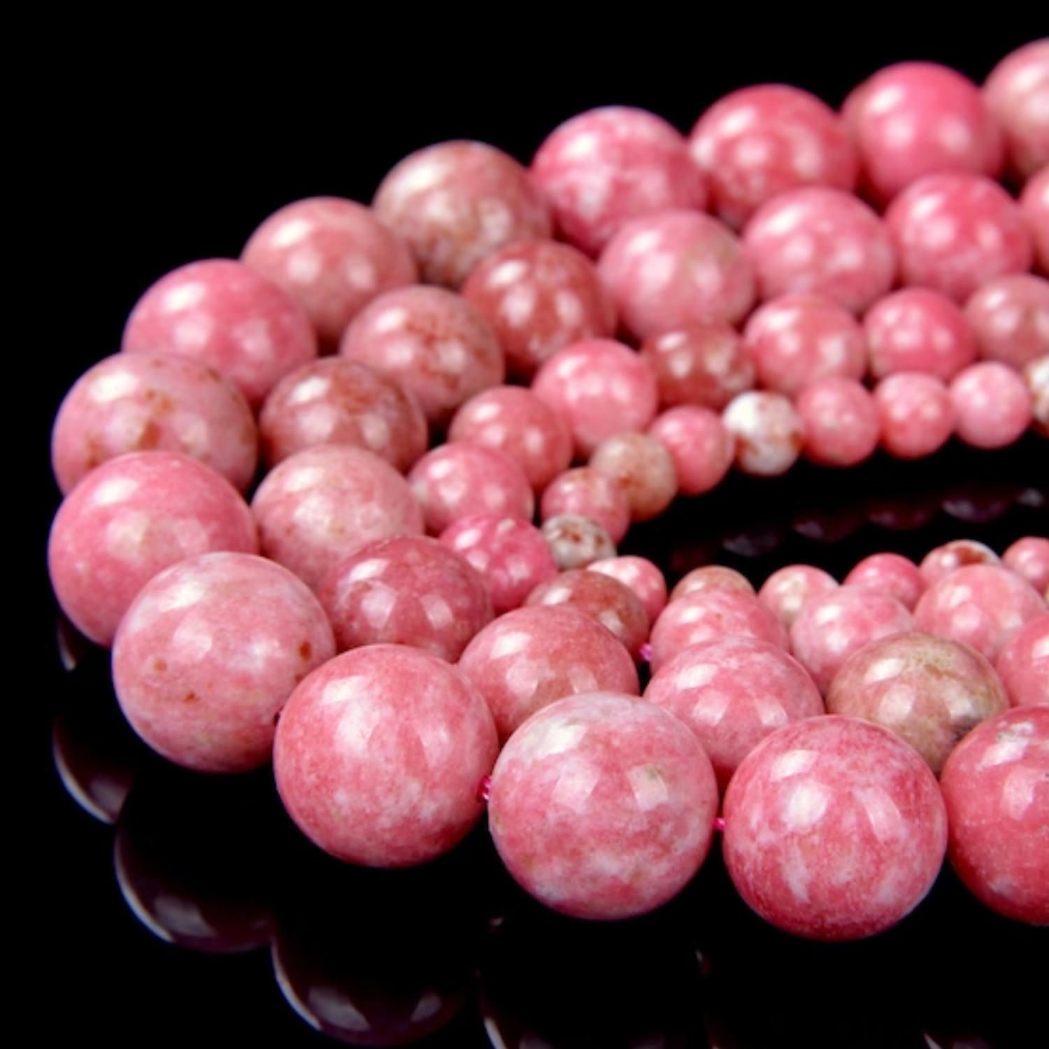 1-60.png Thulite Natural AAA Beads For Bracelet