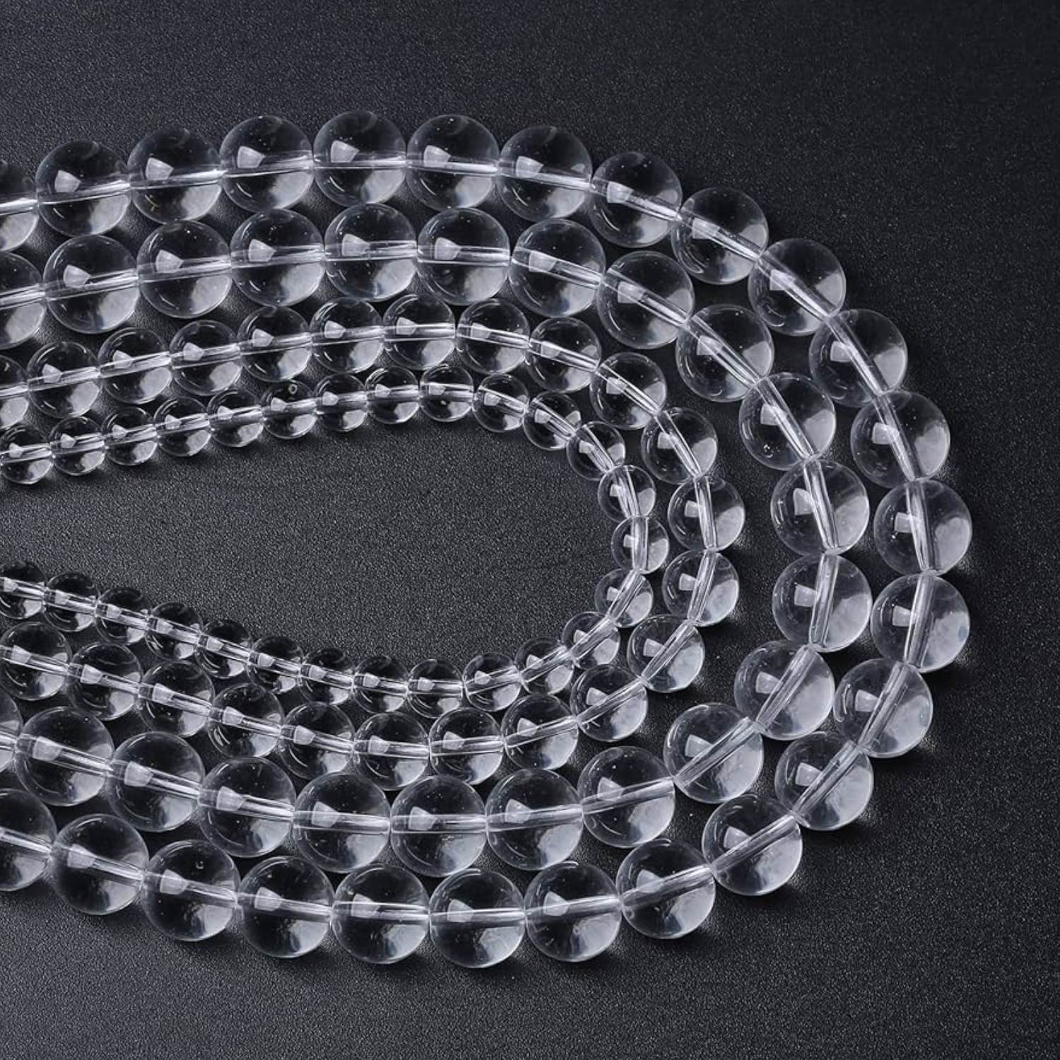 1 Clear Quartz Natural AAA Beads For Bracelet Necklace DIY Jewelry Making Design