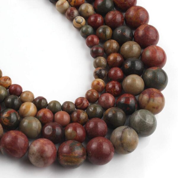 Picasso Jasper Natural AAA Beads For Bracelet Necklace DIY Jewelry Making Design