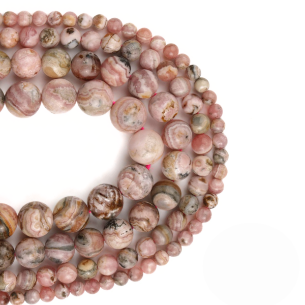 Argentina Rhodochrosite Natural AAA Beads For Bracelet Necklace DIY Jewelry Making Design