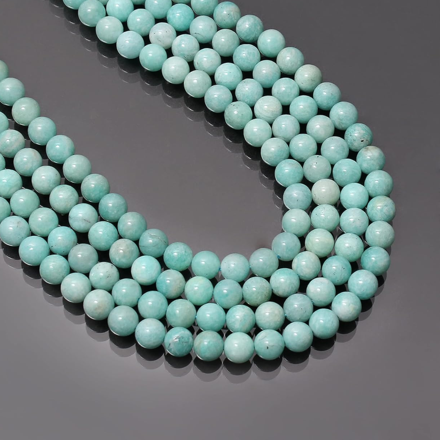 1 Blue Amazonite Natural AAA Beads