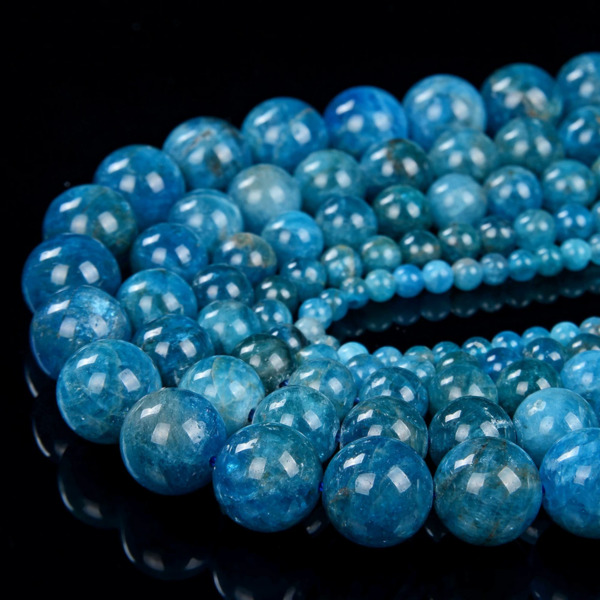 Blue Apatite Natural AAA Beads