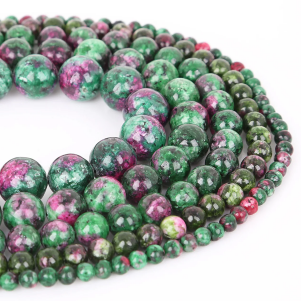 Ruby Zoisite Natural AAA Beads For Bracelet Necklace DIY Jewelry Making Design