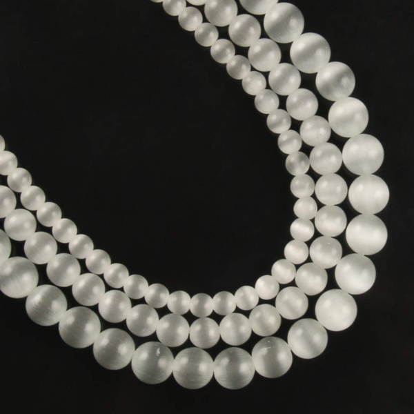 Selenite Natural AAA Beads For Bracelet