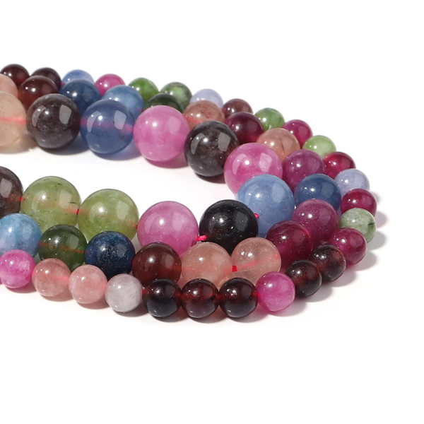 Multi Tourmaline Natural AAA Beads