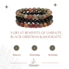 Gemstones Beaded Bracelets Healing Crystal Stone Stretch Elastic Bracelet Unkaite