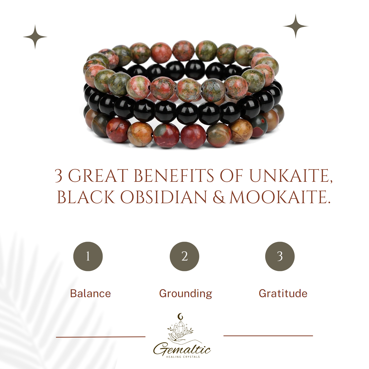 11.1.png Gemstones Beaded Bracelets Healing Crystal Stone Stretch Elastic Bracelet Unkaite