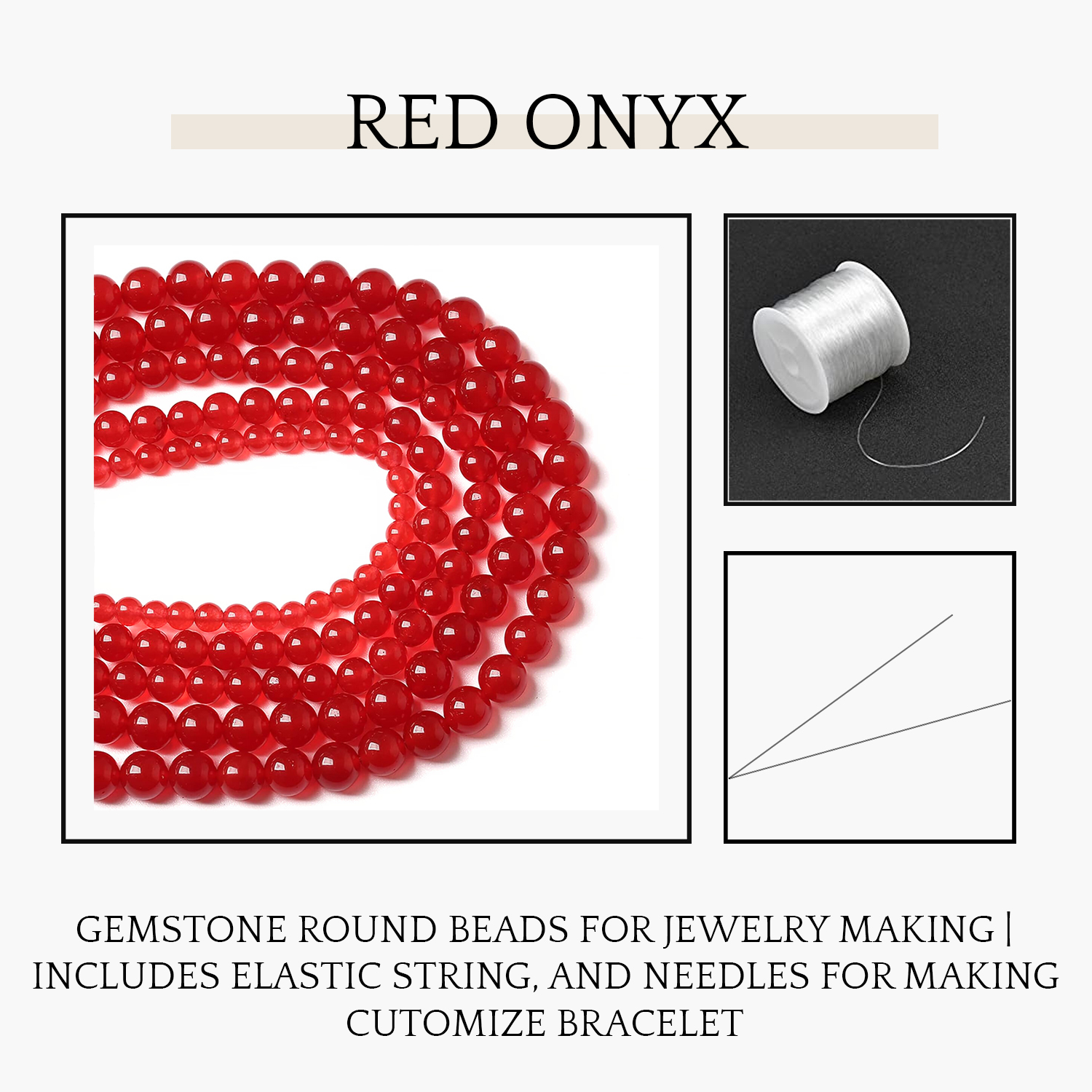 2 Red Agate Natural AAA Beads