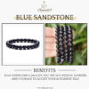 Blue Sandstone Agate Natural AAA Bracelet