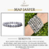 Map Jasper Stone Natural AAA Bracelet