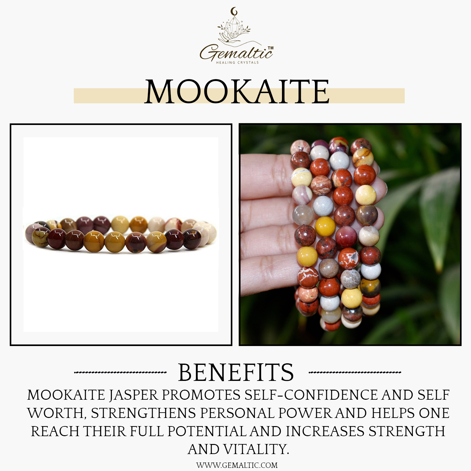2-27-1.jpg Mookaite Stone Natural AAA Bracelet