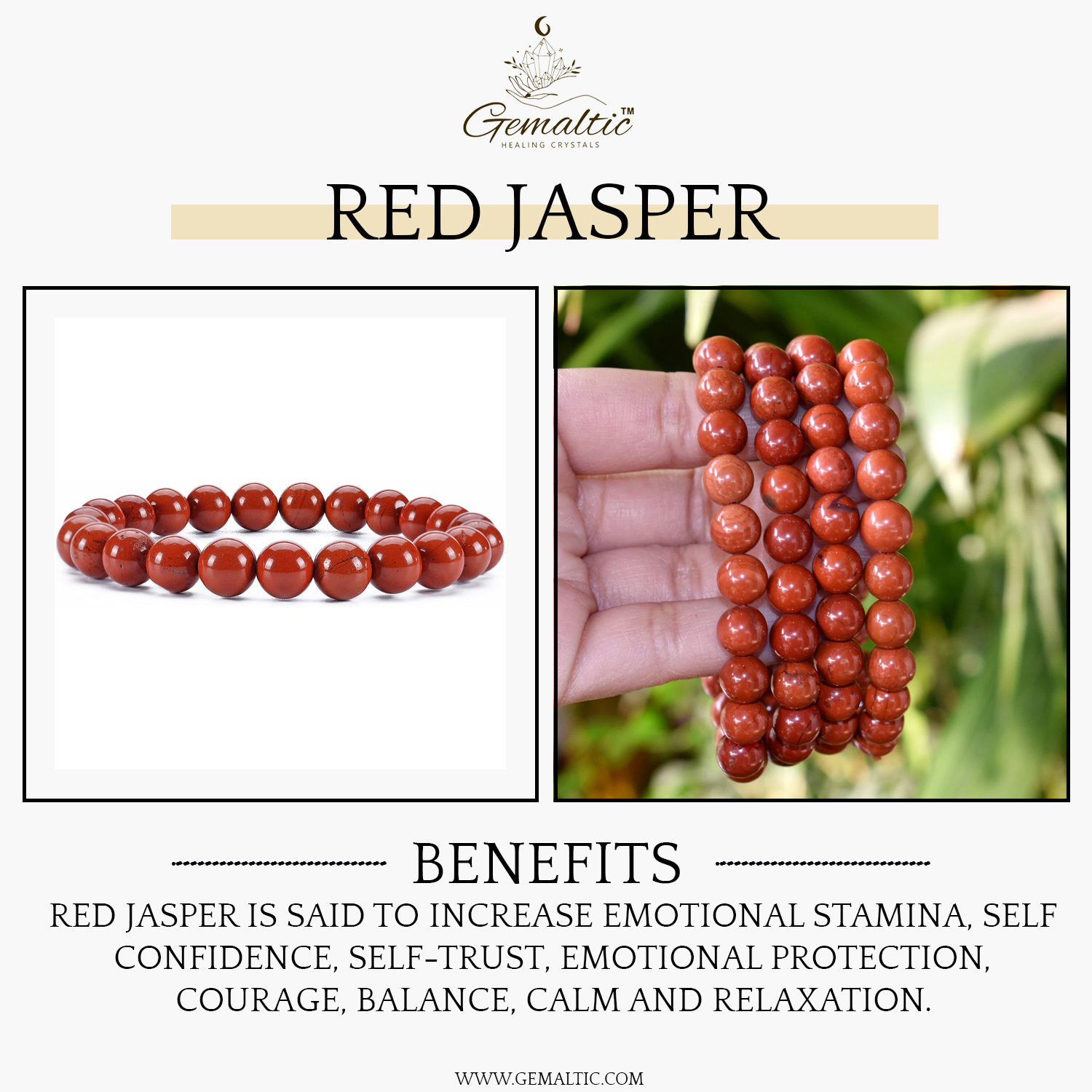 2-38-1.jpg Red Jasper Stone Natural AAA Bracelet