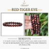 Red Tiger Eye Stone Natural AAA Bracelet