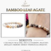 Bamboo Leaf Agate Natural AAA Bracelet