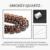 Smokey Natural AAA Beads For Bracelet