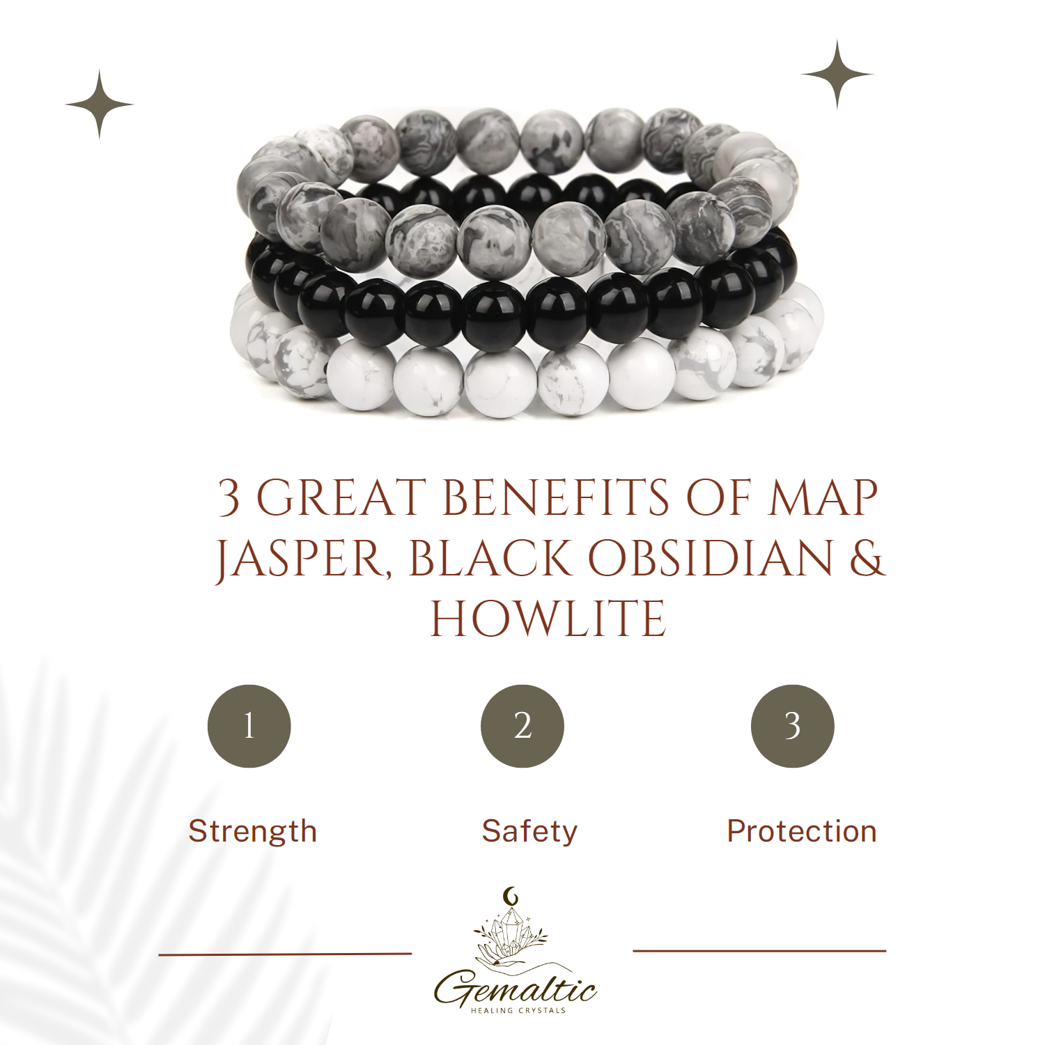 4.1.png Gemstones Beaded Bracelets Healing Crystal Stone Stretch Elastic Bracelet Map Jasper