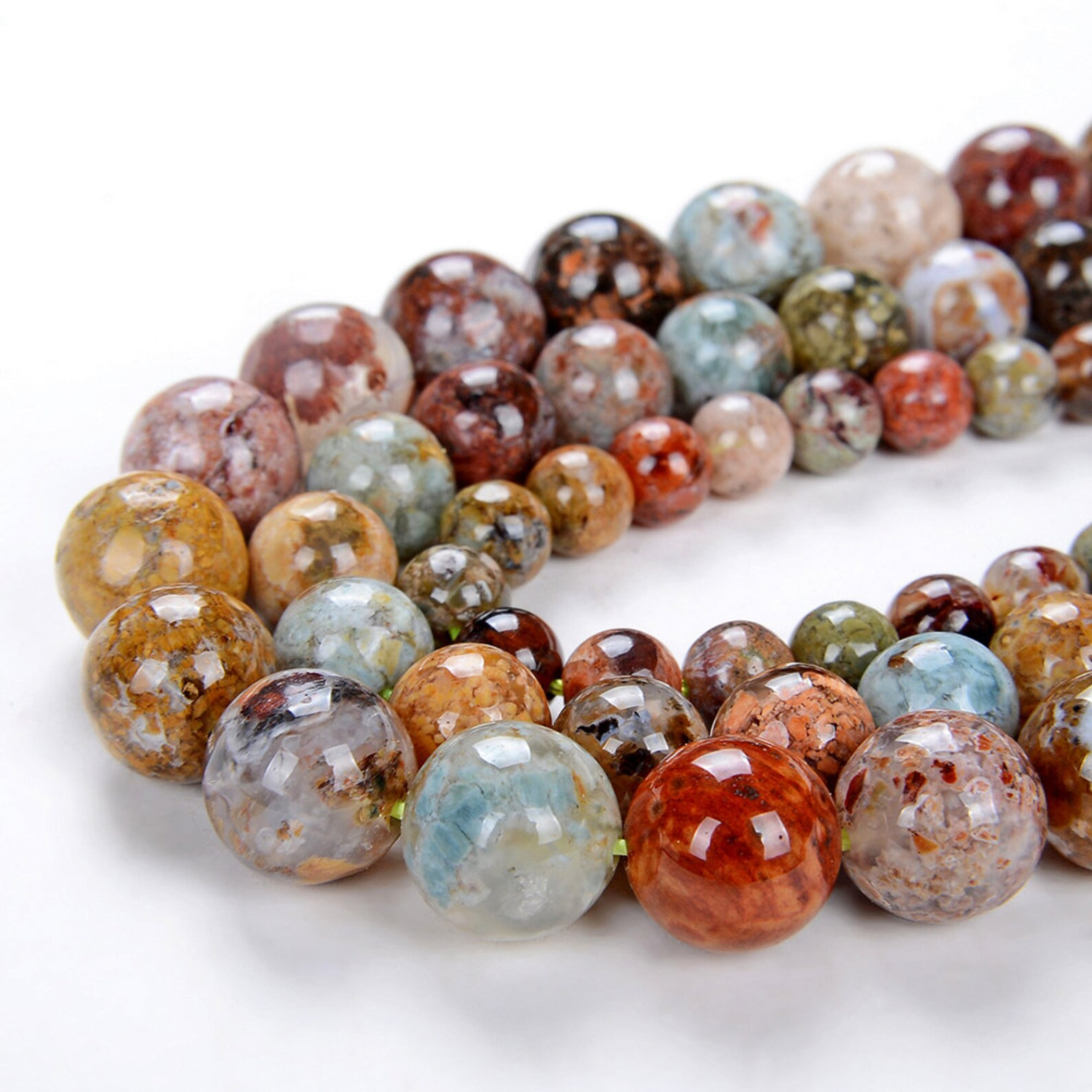 1-54.png Ocean Jasper Natural AAA Beads For Bracelet Necklace DIY Jewelry Making Design