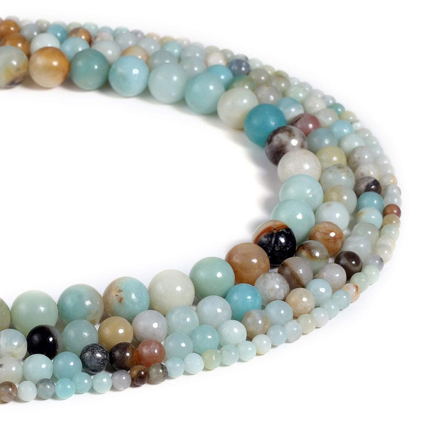 1 Amazonite Natural AAA Beads For Bracelet Necklace DIY Jewelry Making Design