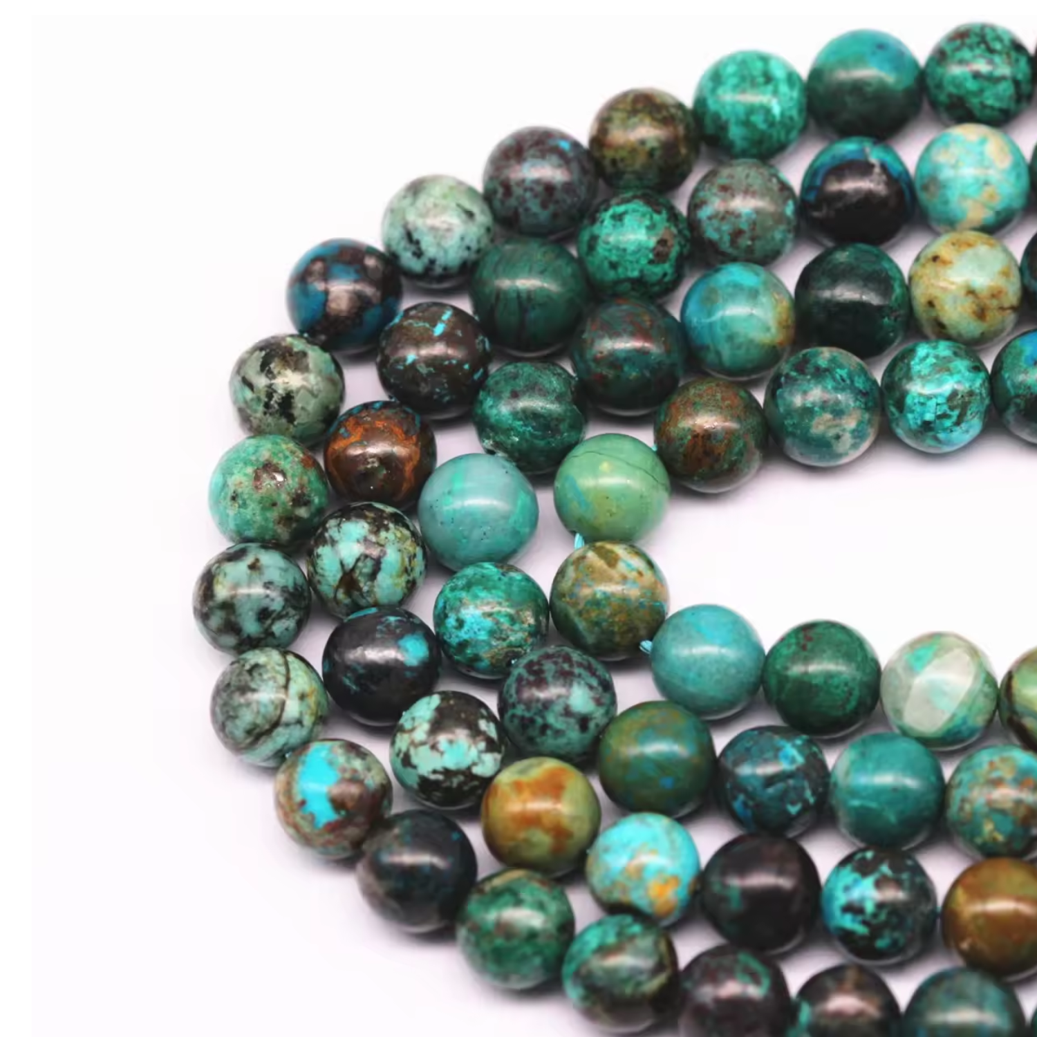 1 Chrysocolla Natural AAA Beads For Bracelet Necklace DIY Jewelry Making Design