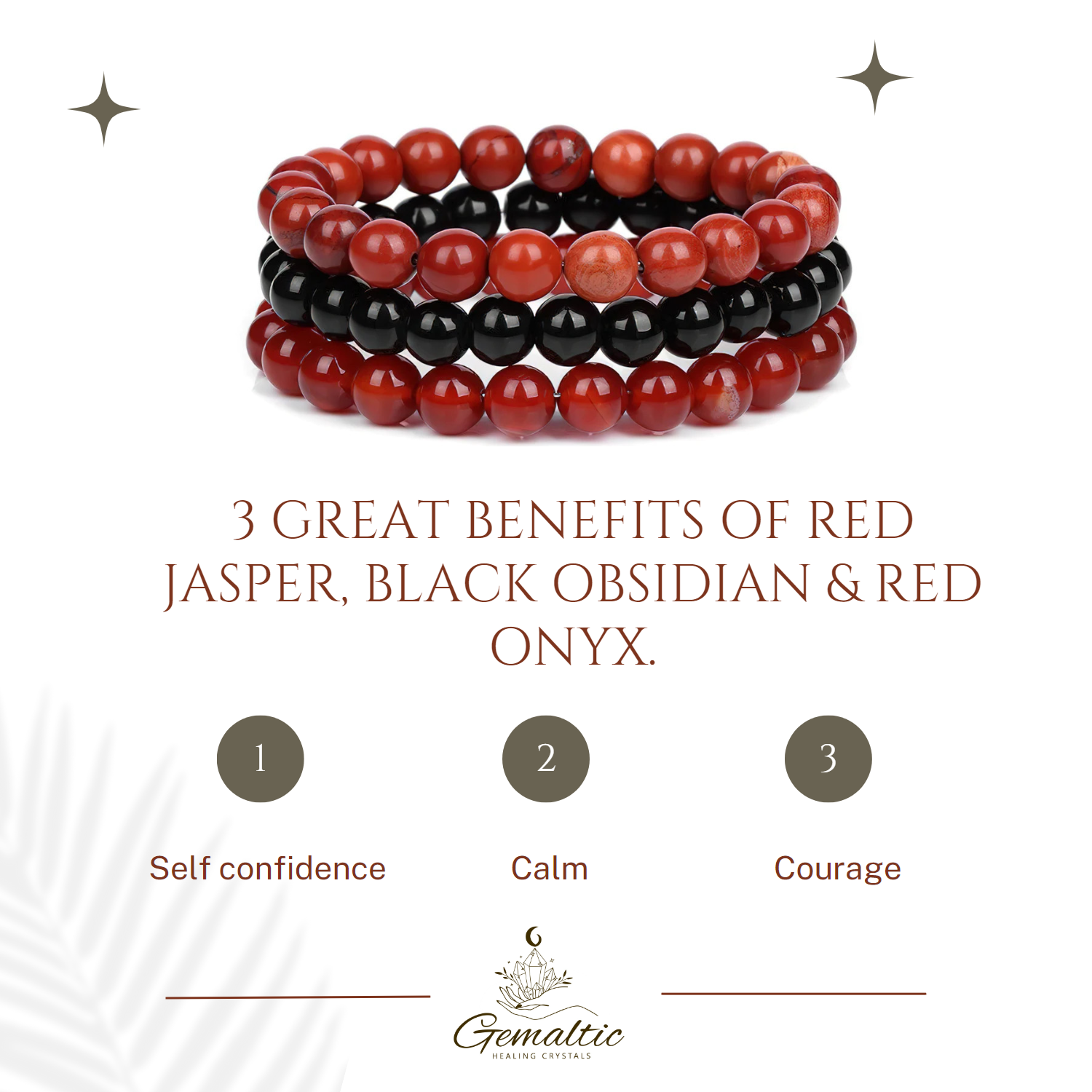 12.1.png Gemstones Beaded Bracelets Healing Crystal Stone Stretch Elastic Bracelet Red Jasper