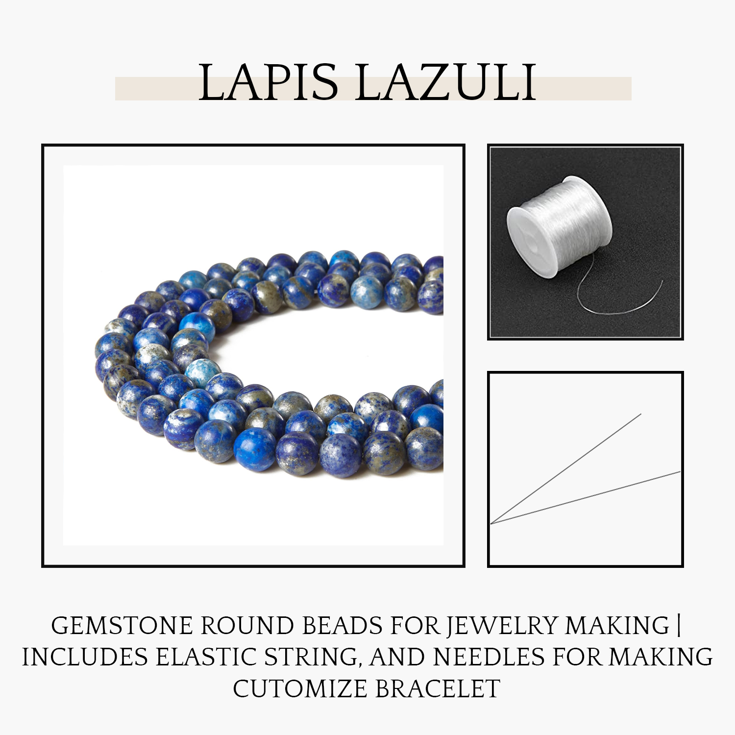 Lapis Lazuli Natural AAA Beads