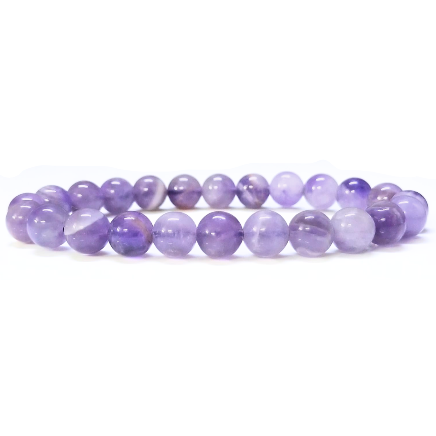 2 African Amethyst Natural AAA Bracelet