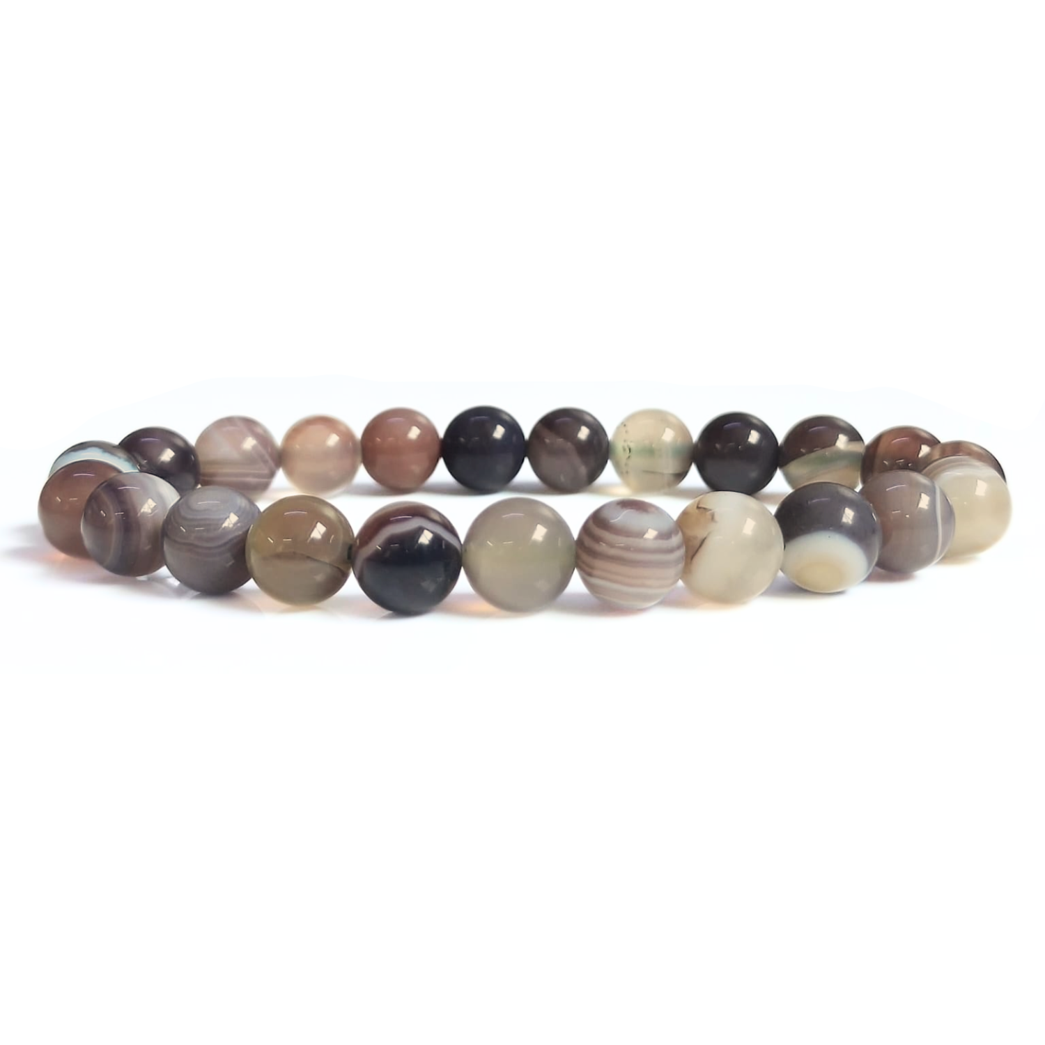 8MM Botswana Natural AAA Bracelet