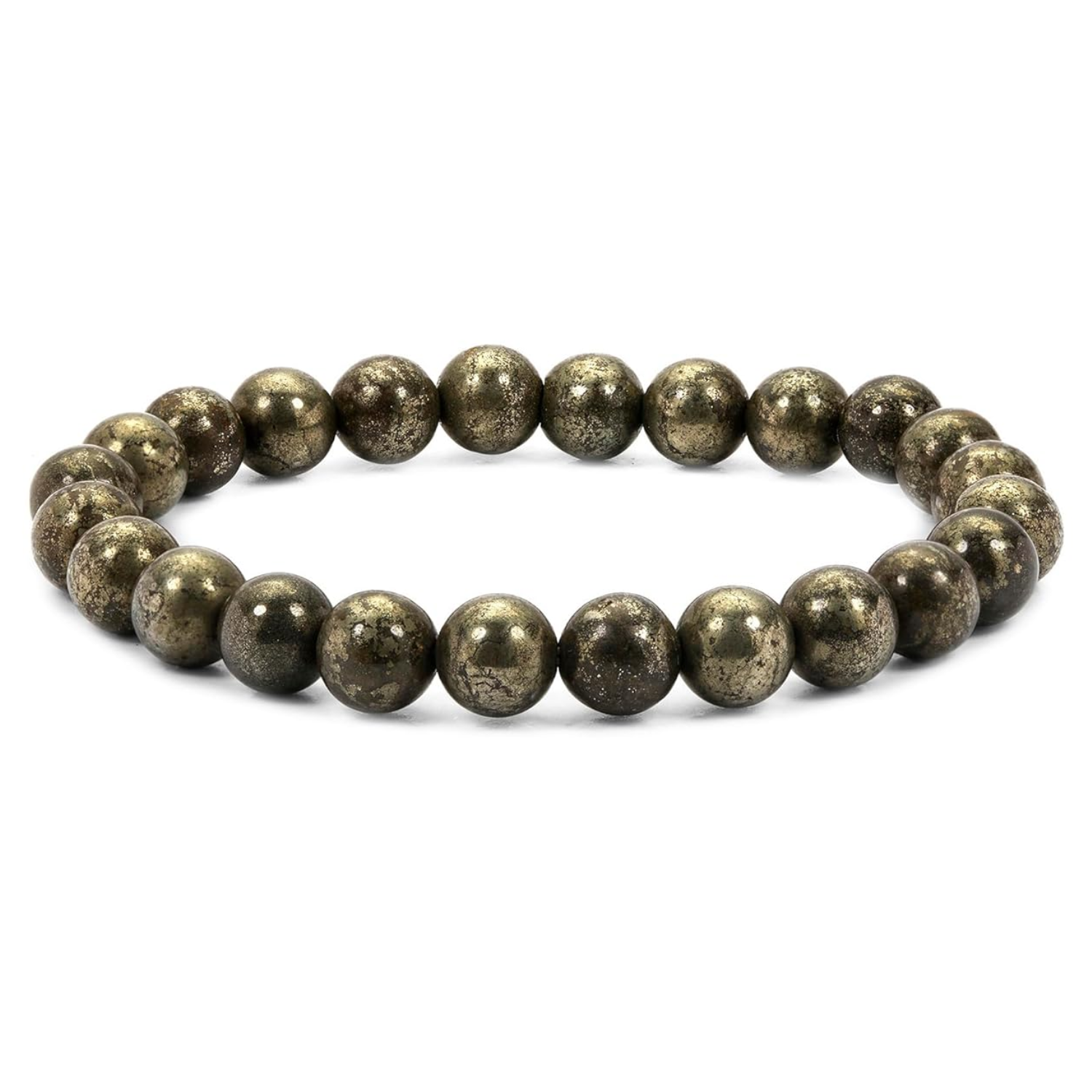 8MM Pyrite Stone Natural AAA Bracelet