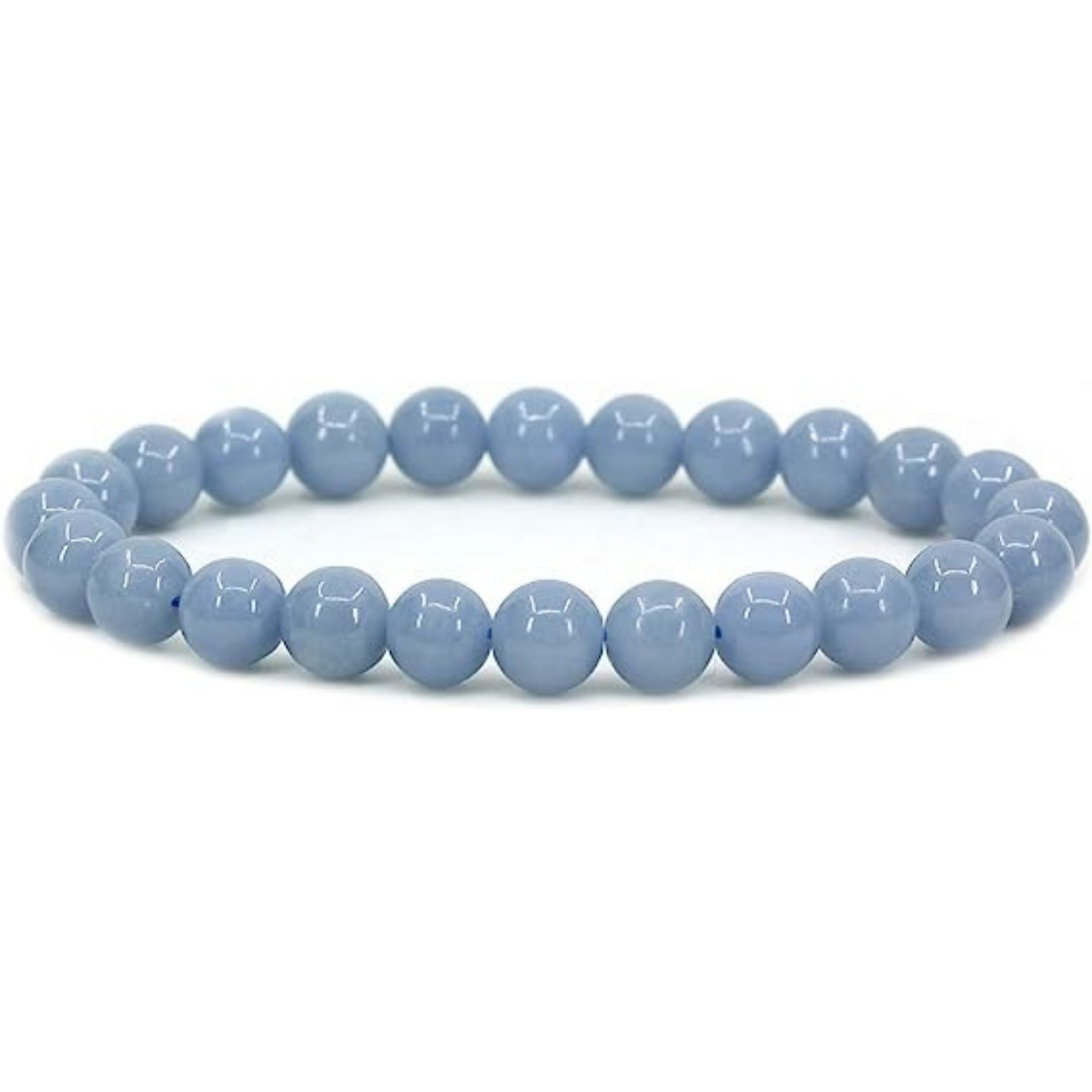 Blue-Angelite-1.png Blue Angelite Natural AAA Bracelet