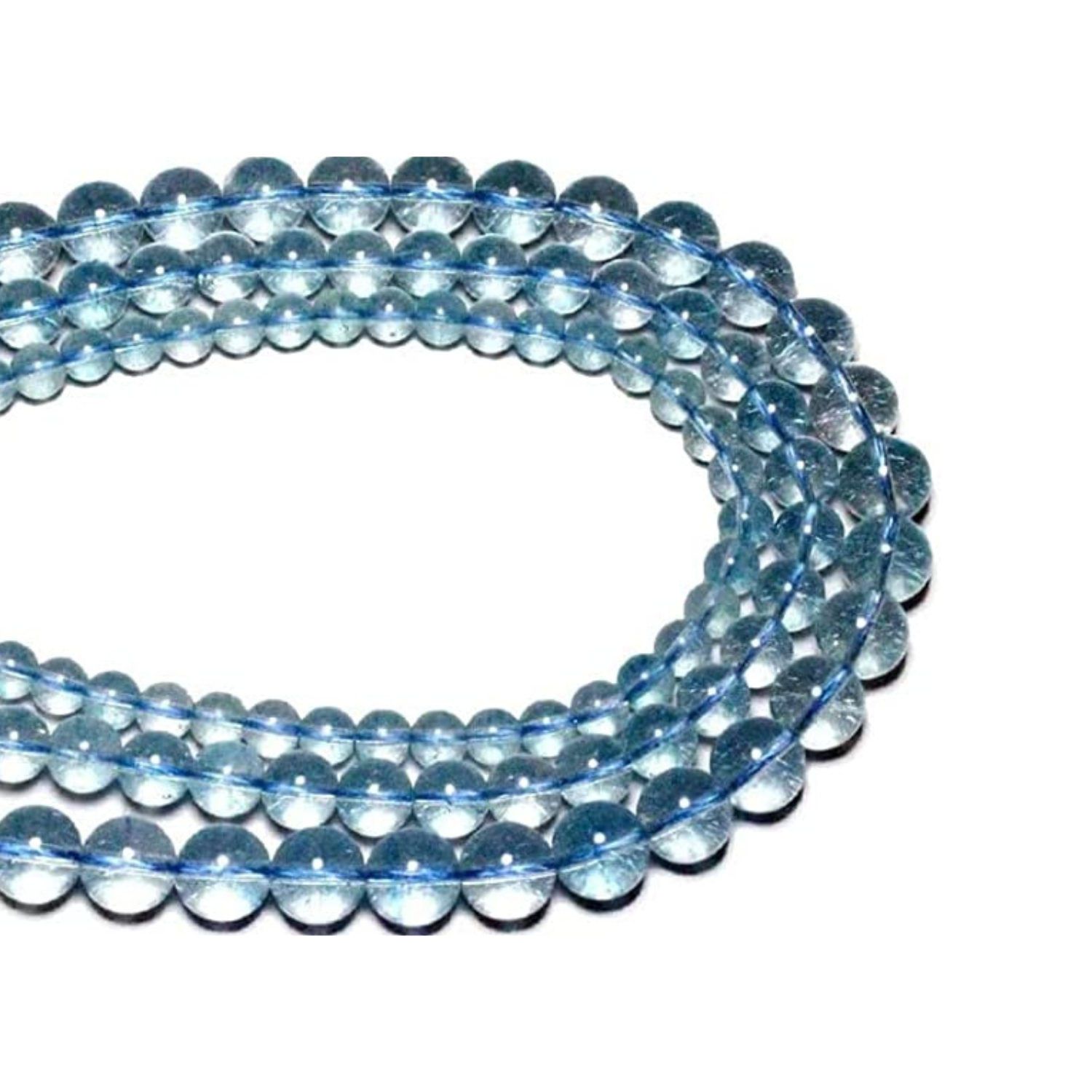 canva-1.png Blue Topaz Natural AAA Beads For Bracelet Necklace DIY Jewelry Making Design