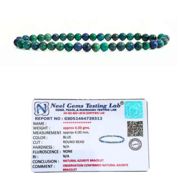 Azurite Natural AAA Bracelet