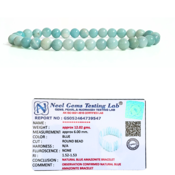 Amazonite AAA Natural AAA Bracelet