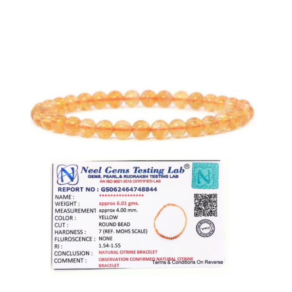 Citrine Natural AAA Bracelet