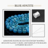 Blue Apatite Natural AAA Beads