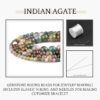 Indian Agate Natural AAA Beads