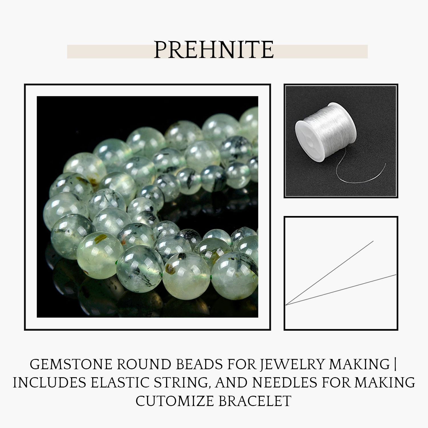 Info-Gemaltic-52.jpg Prehnite Natural AAA Beads