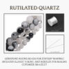 Rutile Quartz Natural AAA Beads